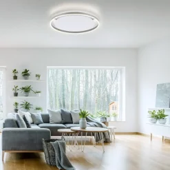 JUST LIGHT. GmbH Loftlamper|Loftlamper > LED-loftlampe Ritus, Ø 58,5 cm, aluminium