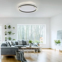JUST LIGHT. GmbH Loftlamper > LED-loftlampe Ritus, Ø 58,5 cm, antracit