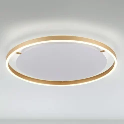 Loftlamper|Loftlamper ^ JUST LIGHT. GmbH LED-loftlampe Ritus, Ø 58,5 cm, mat messing