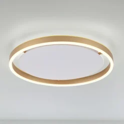 Gang|Loftlamper ^ JUST LIGHT. GmbH LED-loftlampe Ritus, Ø 39,3 cm, mat messing