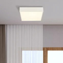 Searchlight Loftlamper > LED-loftlampe til badeværelset Zeus, hvid, længde 30 cm, metal