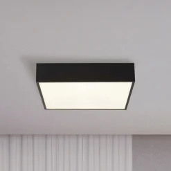 Searchlight Loftlamper > LED-loftlampe til badeværelset Zeus, sort, længde 30 cm, metal