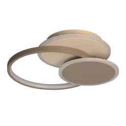 FISCHER & HONSEL Loftlamper|Loftlamper > LED-loftlampe Tomo, gråbeige/sandfarvet, 40 cm, metal, CCT
