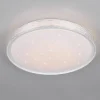 Reality Leuchten Loftlamper|Loftlamper > LED-loftlampe Varda, hvid, Ø 39 cm, fjernbetjening