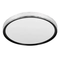 Reality Leuchten Loftlamper > LED-loftlampe Varda, sort, Ø 39 cm, fjernbetjening