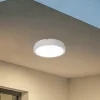 Udendørs Loftlamper ^ Milagro Lighting LED-loftlampe Vera, hvid, plast, Ø 22 cm, IP65