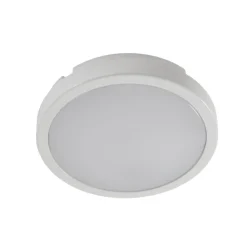 Udendørs Loftlamper ^ Milagro Lighting LED-loftlampe Vera, hvid, plast, Ø 22 cm, IP65