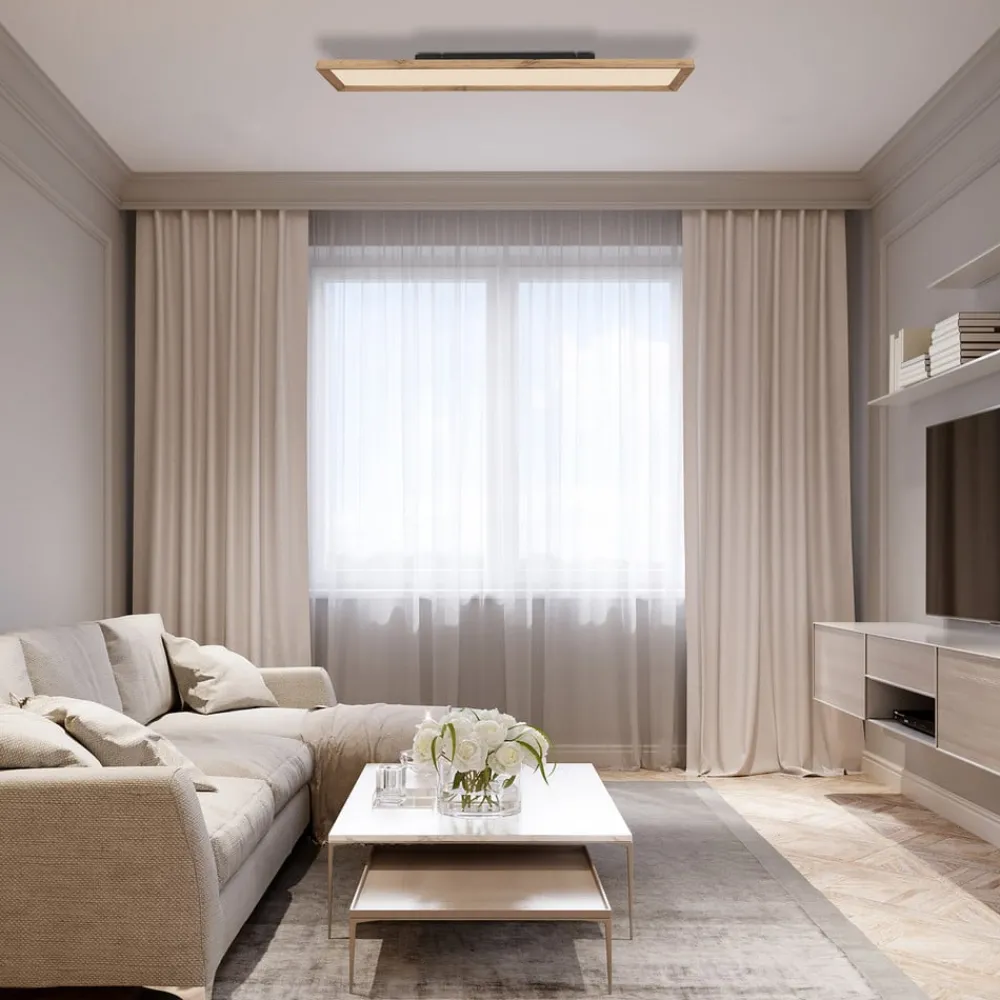 Arbejdsrum/Kontor ^ Globo LED-loftslampe Askepot træ CCT 80 x 20 cm