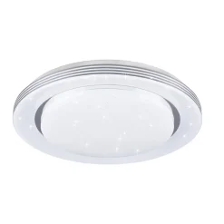 Loftlamper ^ Reality Leuchten LED-loftslampe Atria, Ø 58 cm, hvid, plast, CCT