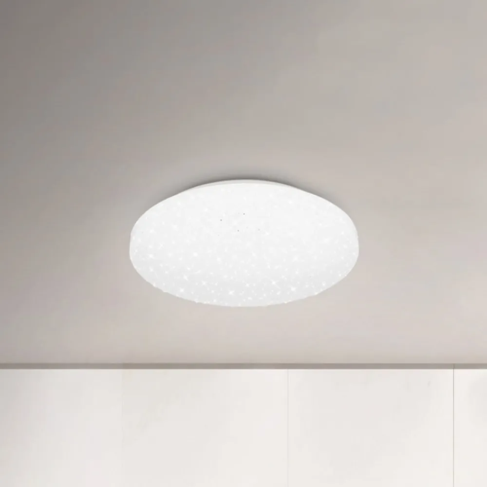Briloner Loftlamper|Loftlamper > LED-loftslampe Case IP44 starry sky 840 Ø 28cm