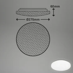 Briloner Loftlamper|Loftlamper > LED-loftslampe Case IP44 starry sky 840 Ø 28cm
