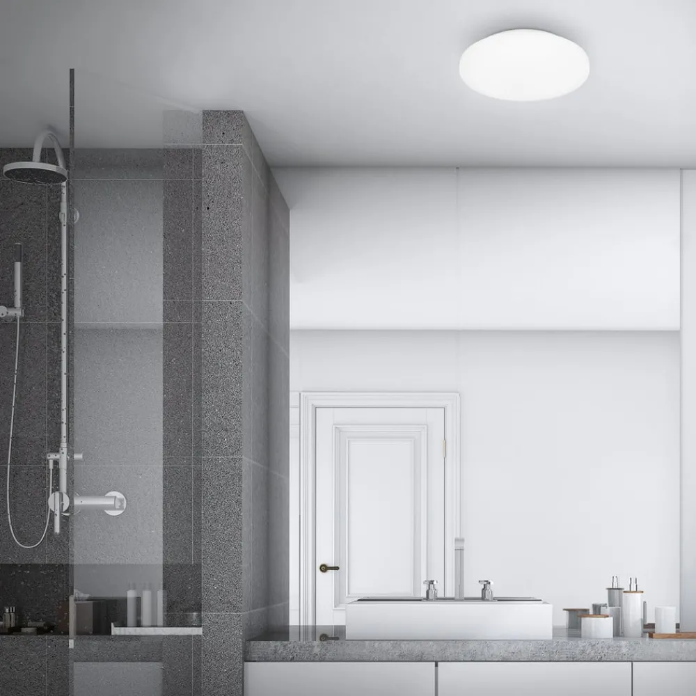 Briloner Loftlamper|Loftlamper > LED-loftslampe Case til badeværelset IP44 3.000K Ø 28cm
