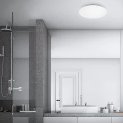 Loftlamper ^ Briloner LED-loftslampe Case til badeværelset IP44 3.000K Ø 40cm