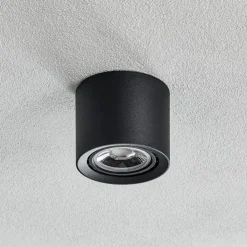 Lucide Loftlamper|Loftlamper > LED-loftslampe Fedler dæmpet til varm, sort