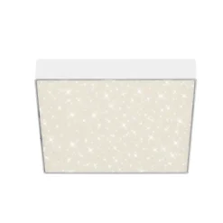Loftlamper ^ Briloner LED-loftslampe Flame Star, 21,2 x 21,2 cm hvid