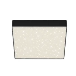 Briloner Loftlamper > LED-loftslampe Flame Star, 21,2 x 21,2 cm sort
