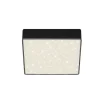 Loftlamper ^ Briloner LED-loftslampe Flame Star, 15,7 x 15,7 cm sort