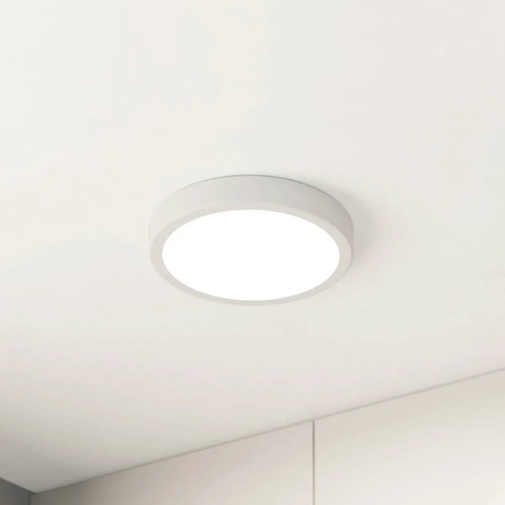 EGLO Loftlamper|Loftlamper > LED-loftslampe Fueva 5 IP44 3000K hvid Ø21cm