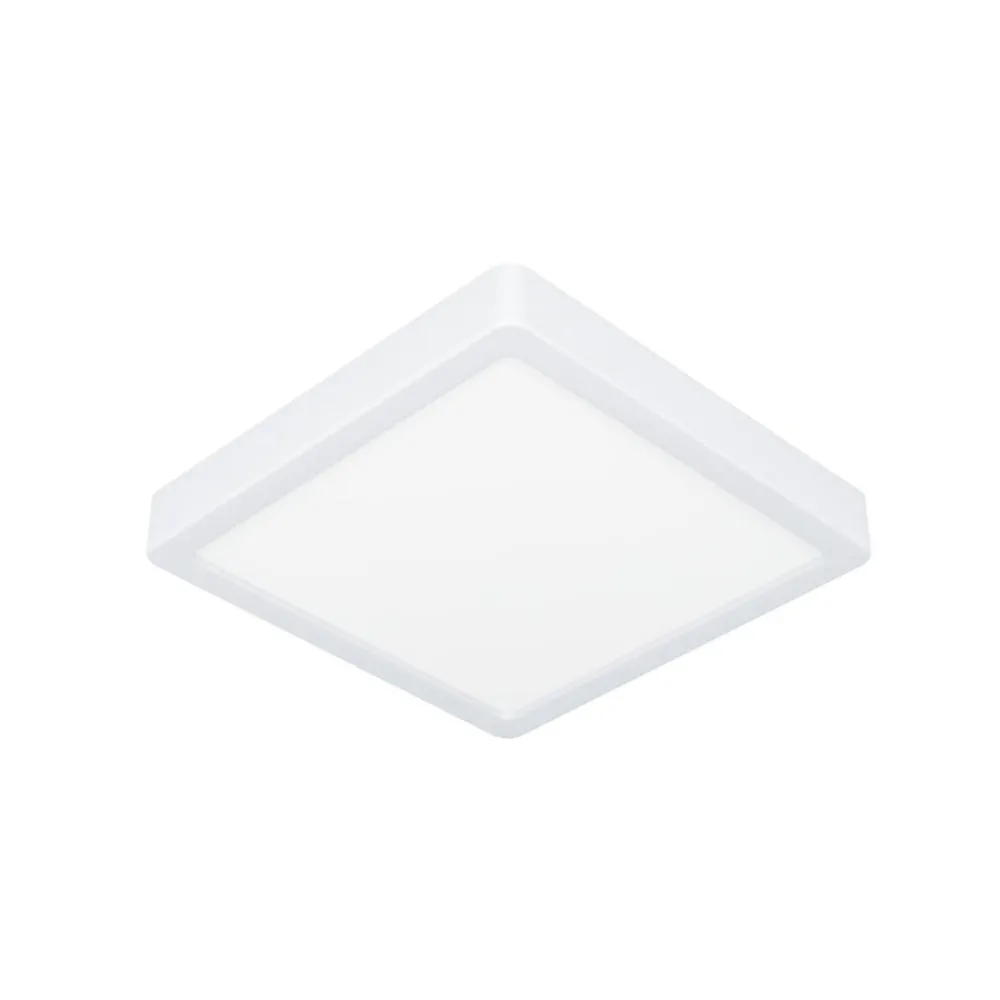 EGLO Loftlamper|Loftlamper > LED-loftslampe Fueva 5 IP44 3000K hvid 21x21cm