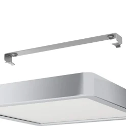 Loftlamper|Loftlamper ^ EGLO LED-loftslampe Fueva 5 IP44 3000K krom 21x21cm