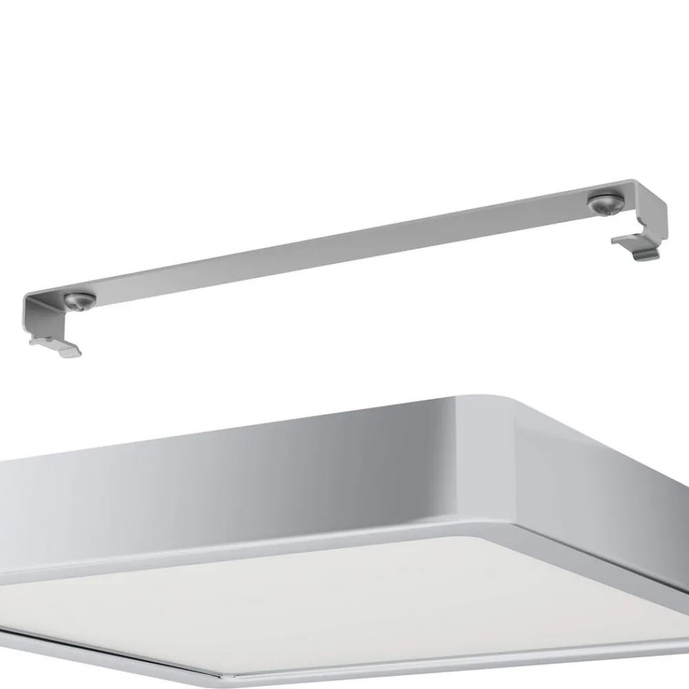 Loftlamper|Loftlamper ^ EGLO LED-loftslampe Fueva 5 IP44 3000K krom 21x21cm