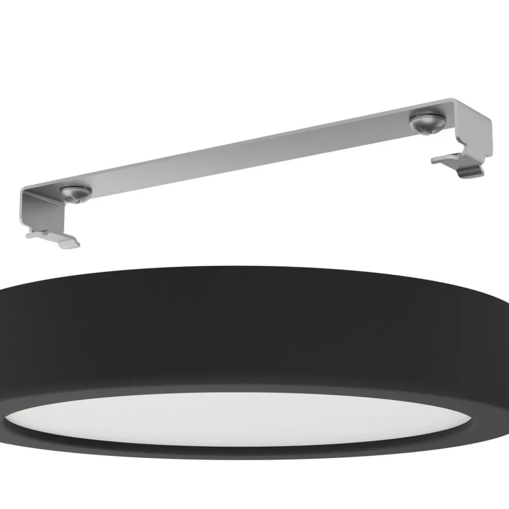 EGLO Loftlamper|Loftlamper > LED-loftslampe Fueva 5 IP44 3000K sort Ø16cm