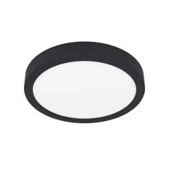 EGLO Loftlamper|Loftlamper > LED-loftslampe Fueva 5 IP44 3000K sort Ø21cm
