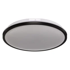 Arbejdsrum/Kontor ^ Briloner LED-loftslampe Lana, baggrundsbelyst effekt Ø28 sort