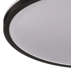 Arbejdsrum/Kontor ^ Briloner LED-loftslampe Lana, baggrundsbelyst effekt Ø28 sort
