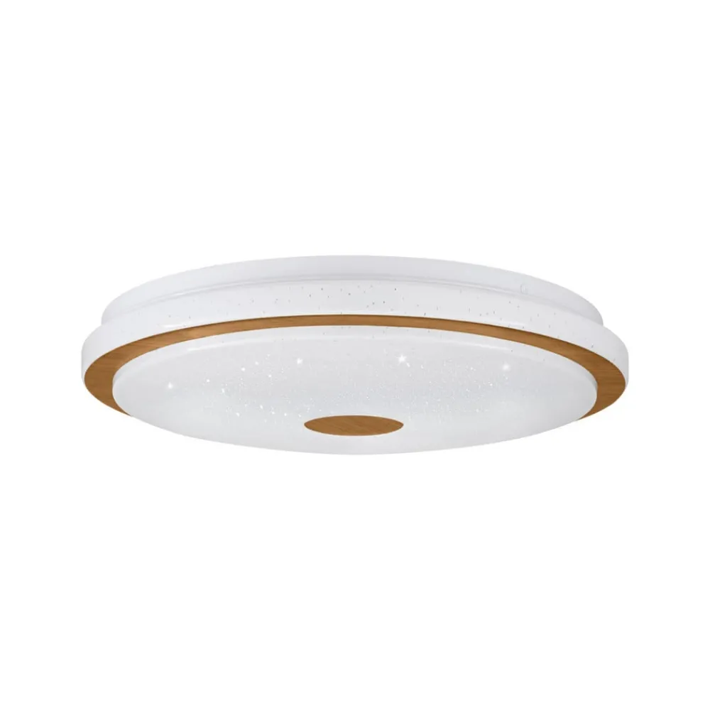 Loftlamper ^ EGLO LED-loftslampe Lanciano 1 med fjernbetjening Ø38cm