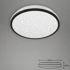 Briloner Loftlamper > LED-loftslampe 3403-015, med stjernedekor, 4.000K