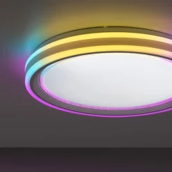 JUST LIGHT. GmbH Loftlamper > LED loftslampe Sfærisk, CCT, RGB, Ø 48cm