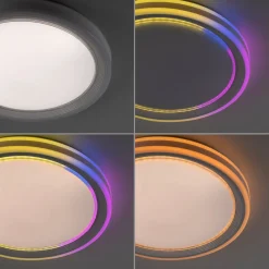 JUST LIGHT. GmbH Loftlamper > LED loftslampe Sfærisk, CCT, RGB, Ø 48cm