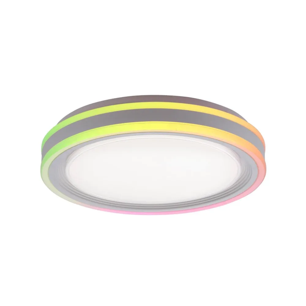 Loftlamper ^ JUST LIGHT. GmbH LED loftslampe Sfærisk, CCT, RGB, Ø 40cm