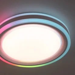 Loftlamper ^ JUST LIGHT. GmbH LED loftslampe Sfærisk, CCT, RGB, Ø 40cm