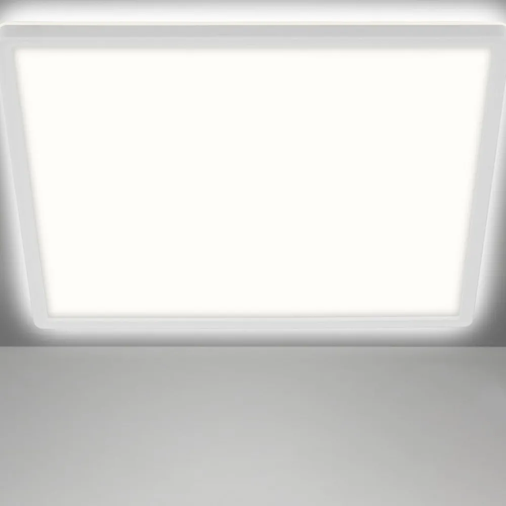 Briloner Loftlamper|Loftlamper > LED-loftslampe Slank, kantet 29,3 x 29,3 cm