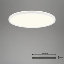 Briloner Loftlamper|Loftlamper > LED-loftslampe Slim S dæmpbar CCT hvid Ø 45 cm