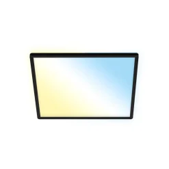 Briloner Arbejdsrum/Kontor|Loftlamper > LED-loftslampe Slim smart sort dim CCT 42x42cm
