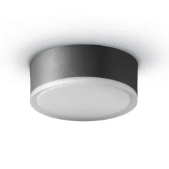 Udendørs Loftlamper ^ LCD LED-loftslampe 1421 til udendørs brug, grafit Ø 20,5 cm