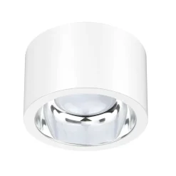Indbygningsspots ^ EVN LED-loftspot ALG54, Ø 21,3 cm, hvid