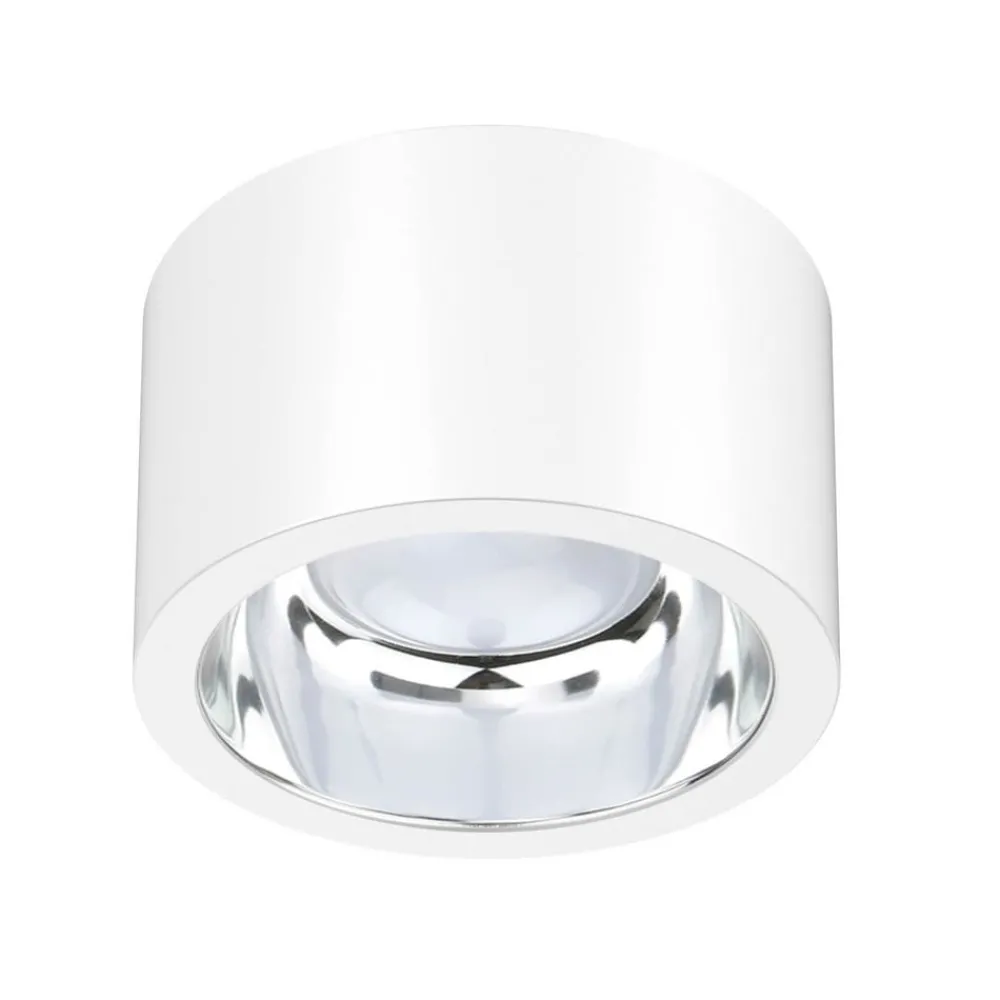 Indbygningsspots ^ EVN LED-loftspot ALG54, Ø 21,3 cm, hvid