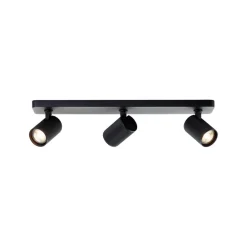 Brilliant Loftlamper|Loftlamper > LED-loftspot Marty, længde 53 cm, sandsort, 3-lys.
