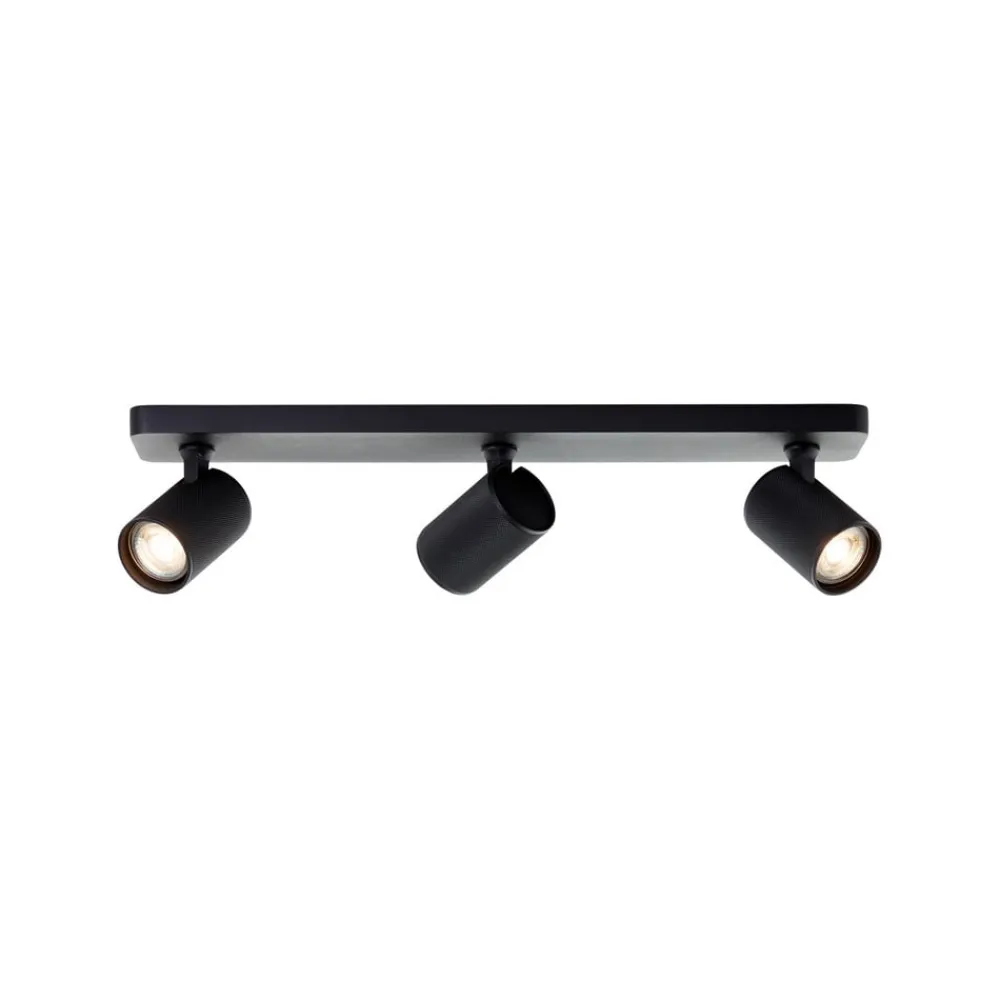 Brilliant Loftlamper|Loftlamper > LED-loftspot Marty, længde 53 cm, sandsort, 3-lys.
