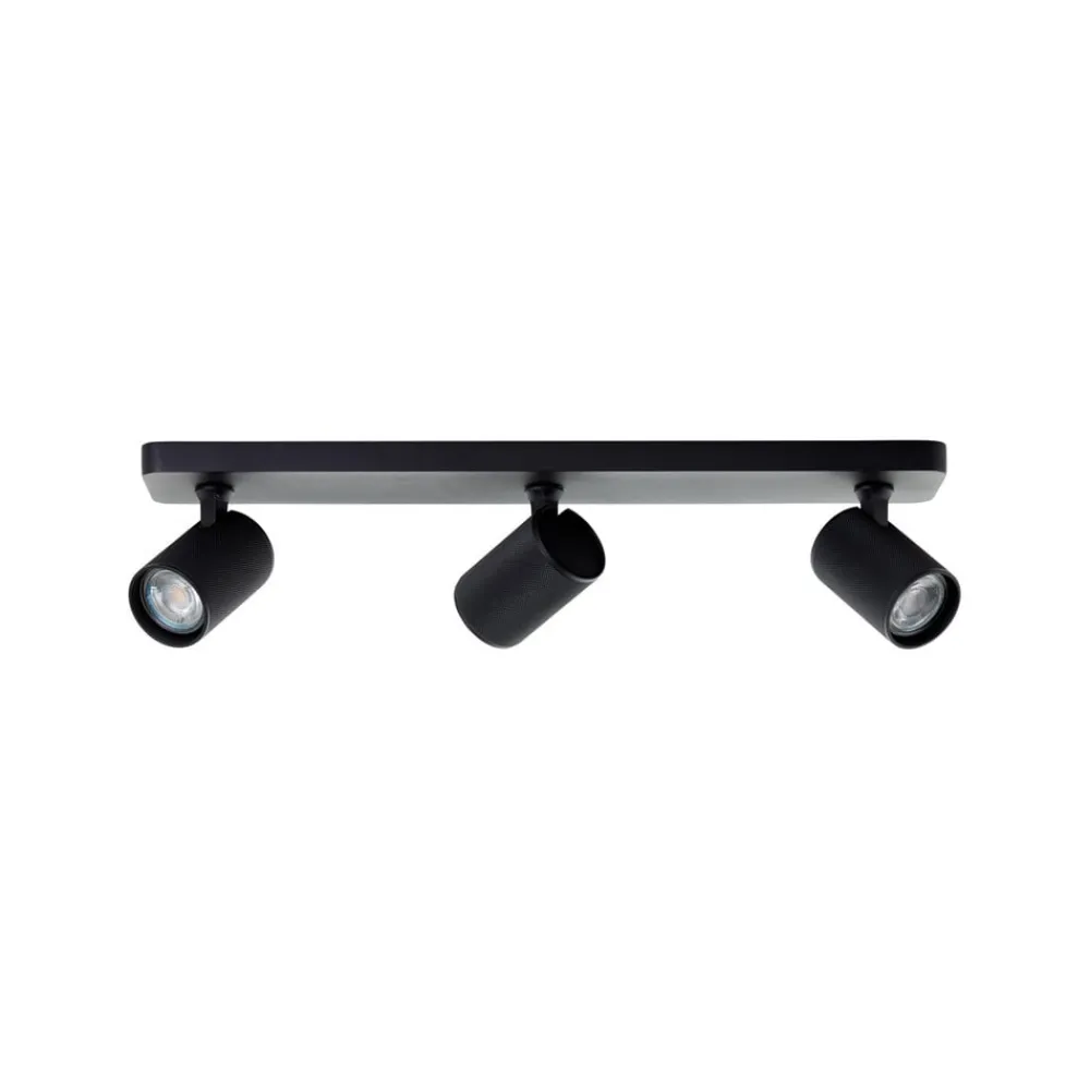 Brilliant Loftlamper|Loftlamper > LED-loftspot Marty, længde 53 cm, sandsort, 3-lys.