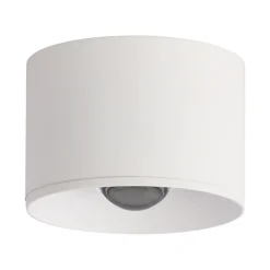 Udendørs Loftlamper|Udendørs Spot ^ Zambelis LED-loftspot til udendørs brug S132, Ø 8 cm, sandhvid