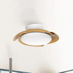 Mantra Iluminación Loftventilatorer > LED-loftventilator Aloha træ DC-motor støjsvag Ø 90 cm CCT