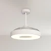 Mantra Iluminación Loftventilatorer > LED-loftventilator Coin hvid DC-motor støjsvag Ø 106 cm CCT