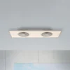 JUST LIGHT. GmbH Loftventilatorer > LED-loftventilator Flat-Air, CCT, hvid, 120x40cm