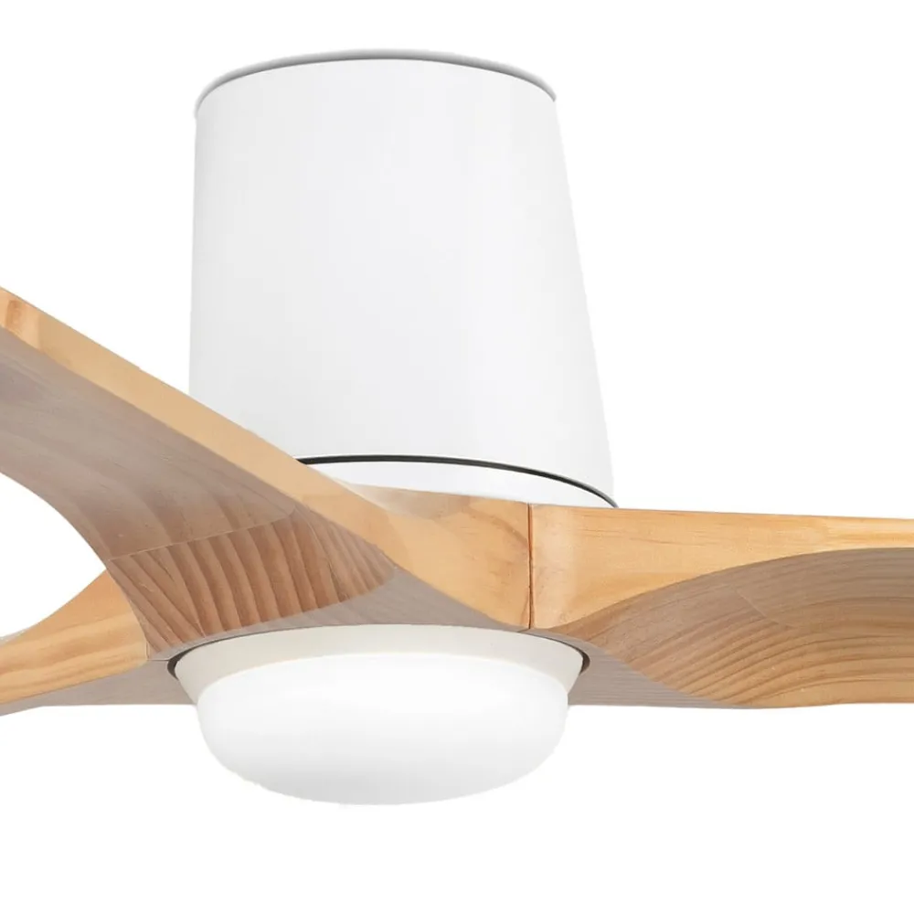 FARO BARCELONA Loftventilatorer > LED-loftventilator Heywood S, DC, støjsvag, Ø 90 cm, CCT