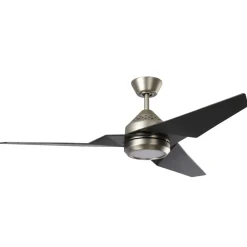 Loftventilatorer ^ KICHLER LED-loftventilator Jade, sort, støjsvag, Ø 152 cm, 60 W